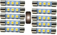 10 Warm White 29mm 8V Fuse Lamp LED Light Bulb Marantz Sansui Pioneer Kenwood picture