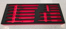 Snap-on Tools Red Foam Organizer For 12-Piece Slip Joint Plier Set PLSJ1200F Red picture
