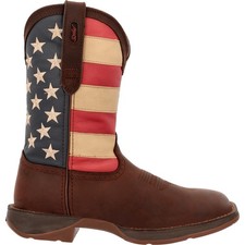 Rebel Patriotic Western Flag Pull-On Cowboy Boot by Durango DB5554 picture