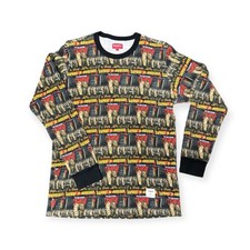 FW16 SUPREME WAR REPORT WAFFLE THERMAL L/S LONG SLEEVE SHIRT CNN TOP SIZE L 2016 picture