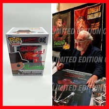 ROBERT ENGLUND SIGNED Freddy Krueger Funko POP Nightmare on Elm St - w COA & PIC picture