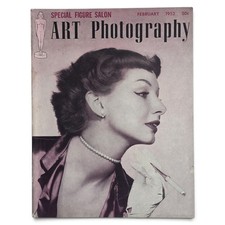 Vintage ART PHOTOGRAPHY Magazine February 1952 Special Figure Salon Glamour picture