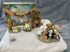 Cherished Teddies Club 2010 Lot Winston Adrianna Geraldine picture
