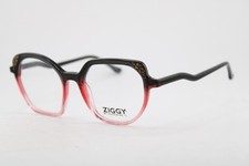 NEW ZIGGY BY CENDRINE O. 2455 C2 GREY PINK FADE CLEAR AUTHENTIC EYEGLASSES 51-20 picture
