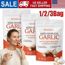 Resilia Garlic Extract 600mg Softgels (60 Count) – Odorless Aged Garlic Extract picture