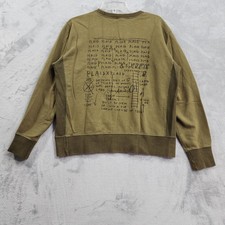 Jean-Michel Basquiat × Uniqlo Sweatshirt Mens S Green SPRZ NY Pullover Fleece picture