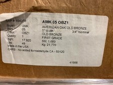 Mannington Hardwood Flooring AMK05OBZ1 AMERICAN OAK 3/4