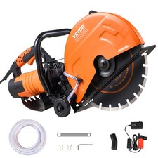 VEVOR 14'' Electric Concrete Saw Wet/Dry Saw Cutter with Water Pump and Blade picture