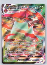 ORBEETLE VMAX 021/185 VIVID VOLTAGE VMAX RARE NM 2020 POKEMON HOLO picture