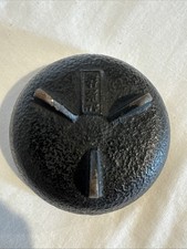Vintage Japanese Nambu Tekki Cast Iron Round Incense Burner Ashtray picture