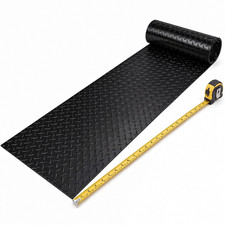 1Pcs Aluminum Diamond Plate Sheet, 24'' X 120'' X 0.06'', Black picture