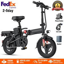 Foldable Electric Bike for Adults And Teens,560W Motor 12-24MPH picture