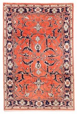 Traditional Vintage Hand-Knotted Area Rug 7'1