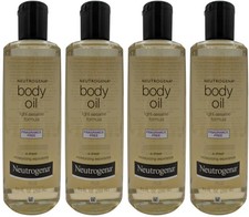 4 Neutrogena Body Oil Light Sesame Formula Fragrance Free 8.5 fl oz (250 ml) picture
