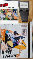 NYCC 2026 Naruto XL Desk Mat Viz Con Exclusive + Naruto TCG Chakra Promo Card picture