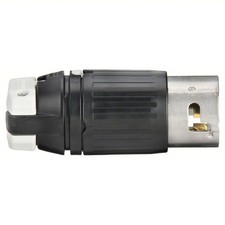 HUBBELL CS8365C Locking Plug Black/White, 3 Phase, 250VAC, 50A, 3 Pole, 4 Wire picture