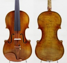 Amazing Maple Handmade Violin  1/2 Size  M8992 Rich Clear picture