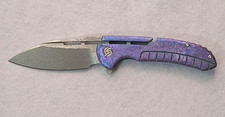 Artisan Cutlery Valor CUSTOMIZED S35VN Blade ANODIZED/CRYSTALIZED Titanium  picture