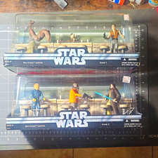 Hasbro Star Wars 2004 Mos Eisley Cantina Playset Scenes 1 & 2 Boxed Ages 4+ picture