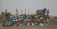 Schleich Horse Accessories Mixed 70+ Lot w/ Jump Poles, Tack, Jumps & Figures picture