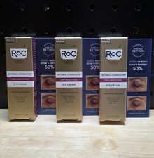 RoC Retinol Correxion Eye Cream Mini for Dark Circles & Puffiness **LOT OF 3** picture