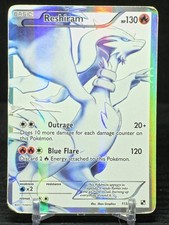 Pokémon Reshiram 113/114 Black & White Holo Full Art Ultra Rare Basic Card READ picture
