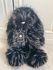 AUTHENTIC❗️NWT Jellycat x Selfridges Inkli Big Black Bunny - UK Exclusive picture