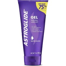 Astroglide Water Based Lube 7oz Ultra Gentle Gel Personal Lubricant Long-Lasting picture