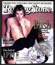 Gavin Rossdale Signed/Autographed 1996 Rolling Stone Magazine JSA 211795 picture