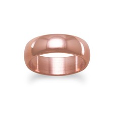6mm Solid Copper Ring picture