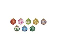 40 Pieces Round 1”  Christmas Ornaments DIY Decor Party Stickers Envelope Seals picture