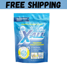 X-ALL Foaming Toilet Cleaner, Self-Activating Powder for Deep Cleaning,... picture
