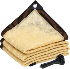 90% Sun Shade Cloth for Garden, 10 * 20FT Heavy Duty Shade Tarp with Grommets & picture
