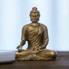 Handmade Amitabha Buddha Statue for Meditation Peace Buddhist Altar Gift Decor picture