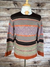 RLX Ralph Lauren Wool Cashmere Southwest Knit Sweater Size M bs77 picture