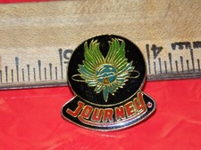 VINTAGE JOURNEY LOGO  METAL HAT/LAPEL/JACKET  PIN, NEW OLD STOCK picture