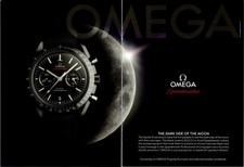 2014 • Omega Speedster Watch 2 Page Print Ad • 2000's Fashion FA.26 picture
