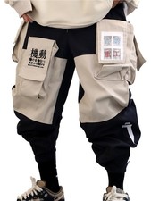 Niepce Japanese Streetwear Kanji Joggers Cargo Pants for Men picture