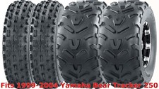1999-2004 Yamaha Bear Tracker 250 Sport ATV Full Tire Set 22x7-10 & 22x11-10 picture