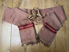 Antique C19th Silk Sash from Hyderabad, Pakistan picture