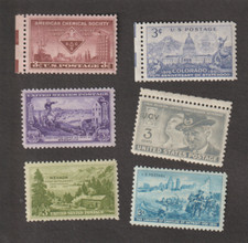 1951 US COMMMORATIVE COMPLETE YEAR SET 6 STAMPS MNH picture