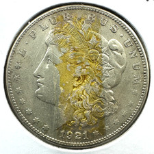 1921-S $1 Morgan Silver Dollar (90701) picture