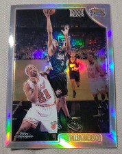 1998-99 Topps Chrome - Allen Iverson #160 Refractor picture