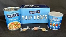 PROGRESSO SOUP DROPS 20 Piece Candy New in Box Sealed Can 2026 Limited Edition picture