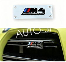 BMW M4 Competition Gloss Black Front Kidney Grille Logo Badge Emblem (G82/G83) picture