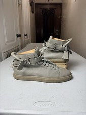 Buscemi 100MM Italian Leather High Top Sneaker Gray size EU 43 US Men’s 10 picture
