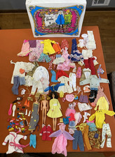 1960s Vintage Barbie Lot Dolls Accessories Clothes Some May Be Rare World Case picture