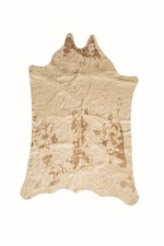 Luxe Classic Faux Hide Rug | Oatmeal | 5.25'x7.5' picture