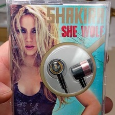 NOS New Shakira She Wolf In-Ear Wired Earbuds picture