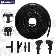 Universal Car Windshield Washer Squirter Spray Nozzle Wiper Jet Fluid Hose U Kit picture